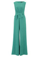 Lara jumpsuit Silky green - Dresses Boutique B.V.