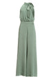 Satin tie - neck jumpsuit - Dresses Boutique B.V.