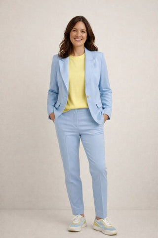 Amelia pantalon Light blue - Dresses Boutique B.V.