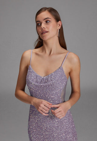 Amania dress Misty Violet - Dresses Boutique B.V.