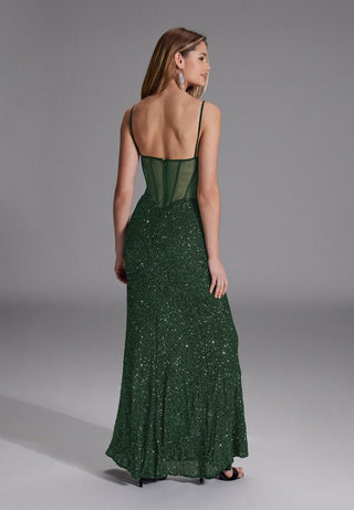 Amania dress Pine Green - Dresses Boutique B.V.