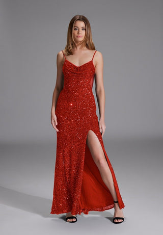 Amania dress Ruby Red - Dresses Boutique B.V.