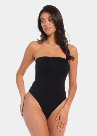 Bandeau Thong Body Black - Dresses Boutique B.V.