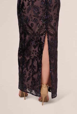 Beaded long dress - Dresses Boutique B.V.