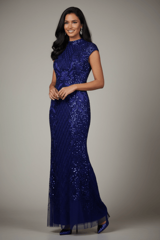 Beaded mesh dress - Dresses Boutique B.V.