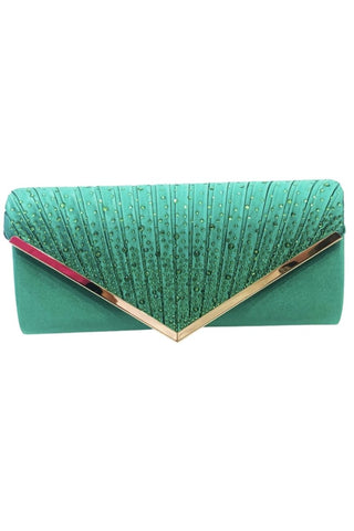 Bee X Clutch Green - Dresses Boutique B.V.