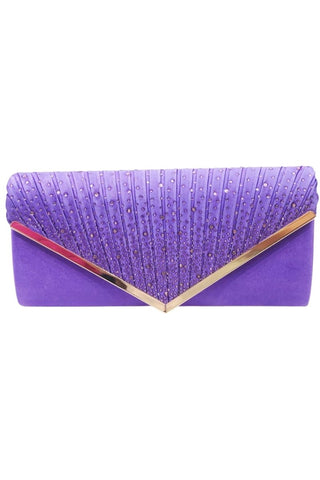Bee X Clutch Purple - Dresses Boutique B.V.