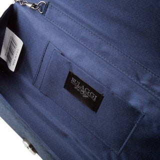 Bow clutch Navy - Dresses Boutique B.V.