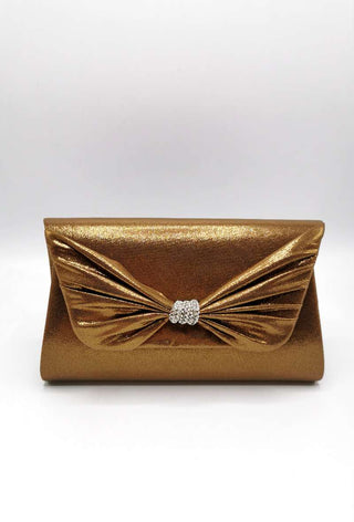 Bowie clutch Bronze - Dresses Boutique B.V.