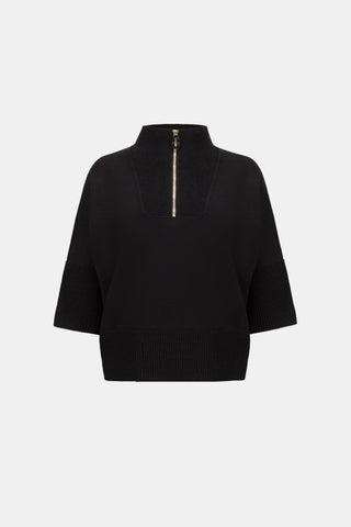 Brushed funnel-neck sweater - Dresses Boutique B.V.