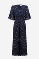 Chiffon dot wide leg jumpsuit - Dresses Boutique B.V.