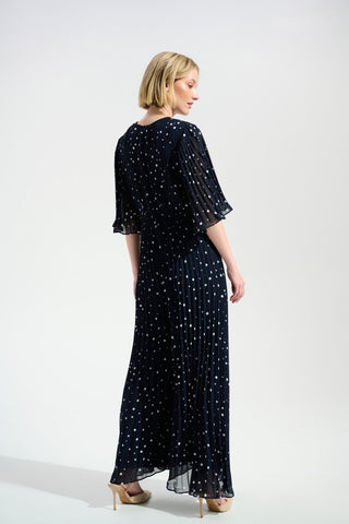 Chiffon dot wide leg jumpsuit - Dresses Boutique B.V.