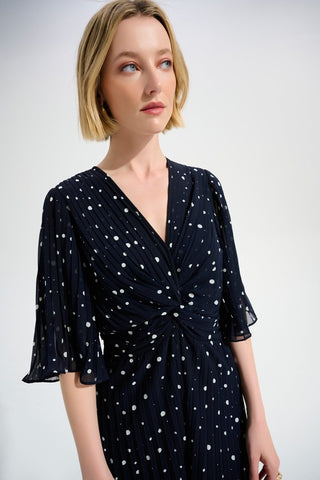 Chiffon dot wide leg jumpsuit - Dresses Boutique B.V.