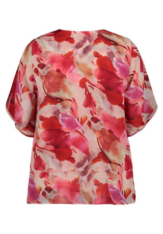 Chiffon flower top - Dresses Boutique B.V.