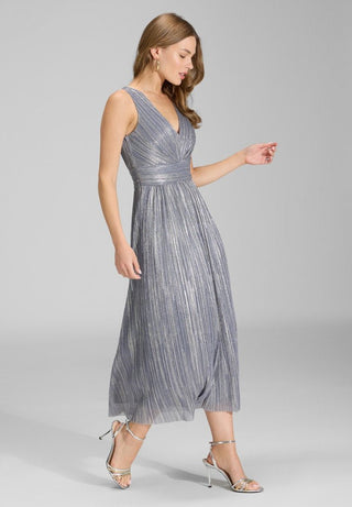 Chrisin dress Ice Blue Gold - Dresses Boutique B.V.