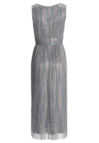 Chrisin dress Ice Blue Gold - Dresses Boutique B.V.