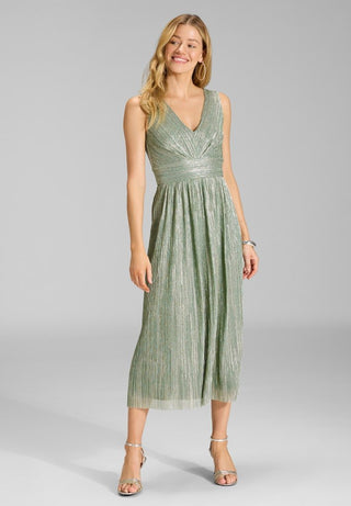 Chrisin dress Matcha Green / copper - Dresses Boutique B.V.