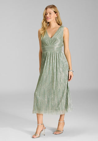 Chrisin dress Matcha Green / copper - Dresses Boutique B.V.