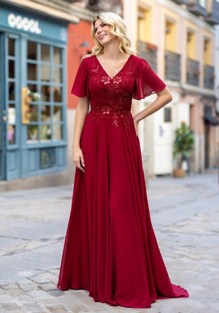 Clania dress 1121 Rio red - Dresses Boutique B.V.
