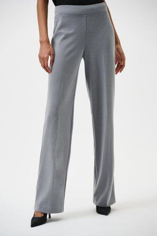 Classic Wide Leg Pant CC Grey Melange - Dresses Boutique B.V.
