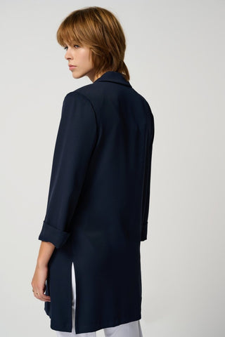 Classic long blazer Midnight blue - Dresses Boutique B.V.