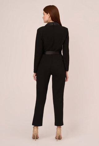 Crepe tuxedo jumpsuit - Dresses Boutique B.V.