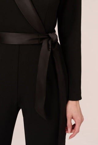 Crepe tuxedo jumpsuit - Dresses Boutique B.V.