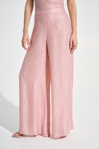 Crinkle Jacquard Pull - On Wide Leg Pants - Dresses Boutique B.V.