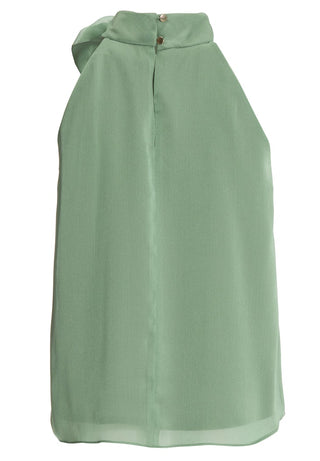Crinkle chiffon flower top - Dresses Boutique B.V.