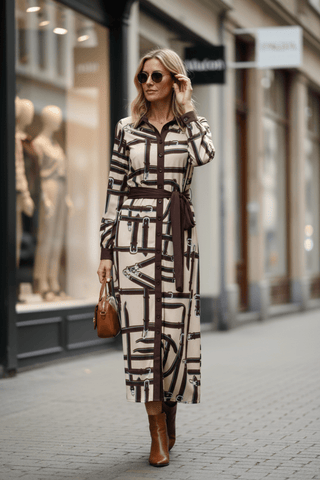 Dalea print dress - Dresses Boutique B.V.