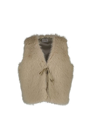 Delhi gilet Beige - Dresses Boutique B.V.