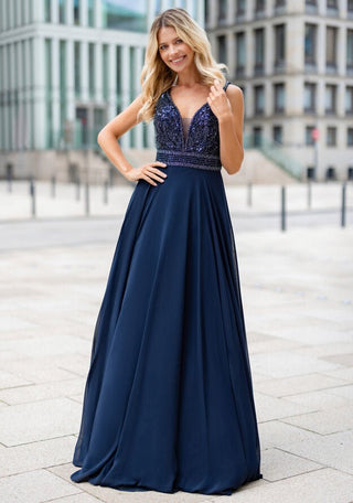 Diani dress 0953 Twilight blue - Dresses Boutique B.V.
