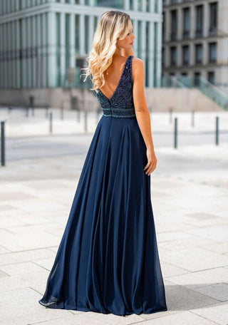 Diani dress 0953 Twilight blue - Dresses Boutique B.V.