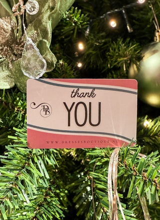 Fysieke Giftcard - Dresses Boutique B.V.