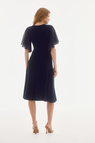 Falzia dress Midnight blue