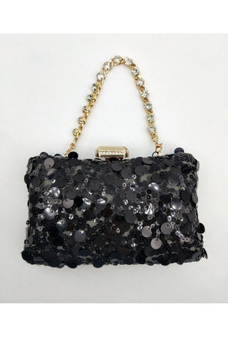 Fancy sequin clutch Black - Dresses Boutique B.V.