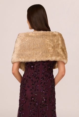 Faux fur wrap stola - Dresses Boutique B.V.