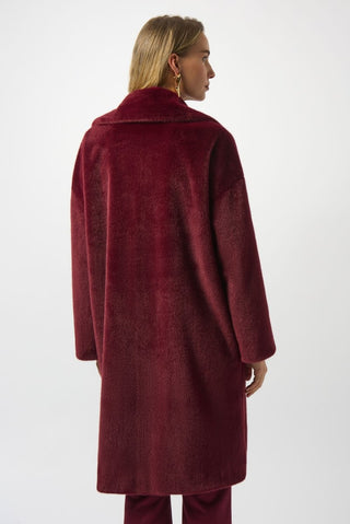 Faxy coat Merlot - Dresses Boutique B.V.