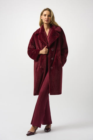 Faxy coat Merlot - Dresses Boutique B.V.