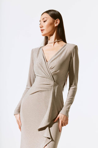 Fenoni dress Nude - Dresses Boutique B.V.