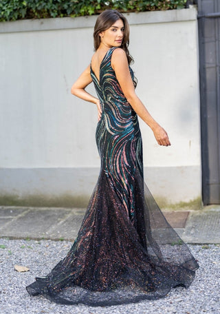 Fian dress Phantom Black - Dresses Boutique B.V.