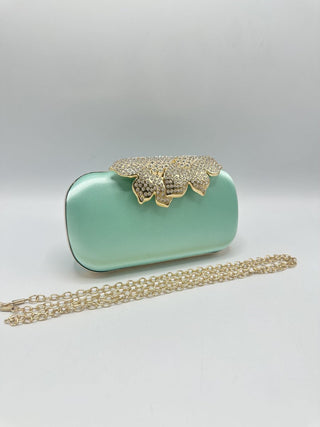 Filla clutch Turquoise - Dresses Boutique B.V.