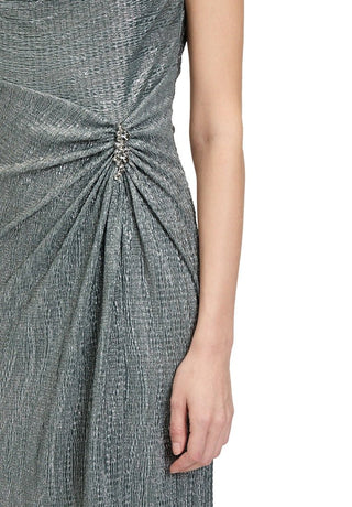 Fliaan dress Dark Green / Grey - Dresses Boutique B.V.