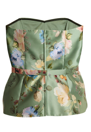 Floral printed corset - Dresses Boutique B.V.