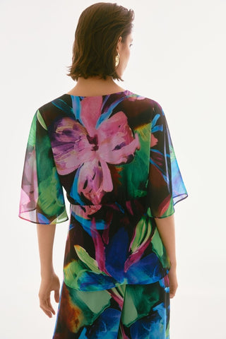 Flower peplum top - Dresses Boutique B.V.