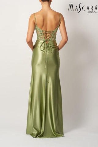 Foniana dress Olive - Dresses Boutique B.V.