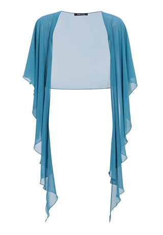 Form stola bolero Aqua Blue - Dresses Boutique B.V.