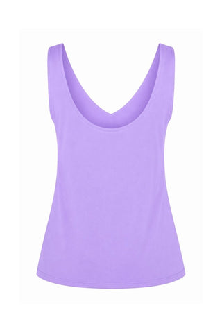 2 side sleeveless top Lilac - Dresses Boutique B.V.