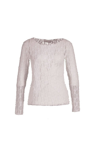 Giselle top Gesso - Dresses Boutique B.V.