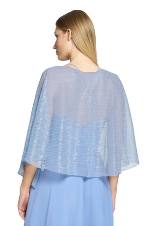 Glitter lurex stola Blue Silver - Dresses Boutique B.V.